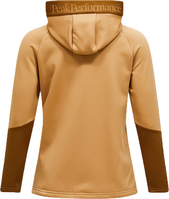 Peak Performance Women's Rider Essentials Zip Hood Sierra Sand/Earthy Summit Peak Performance