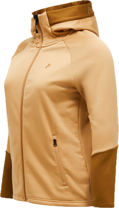 Peak Performance Women's Rider Essentials Zip Hood Sierra Sand/Earthy Summit Peak Performance