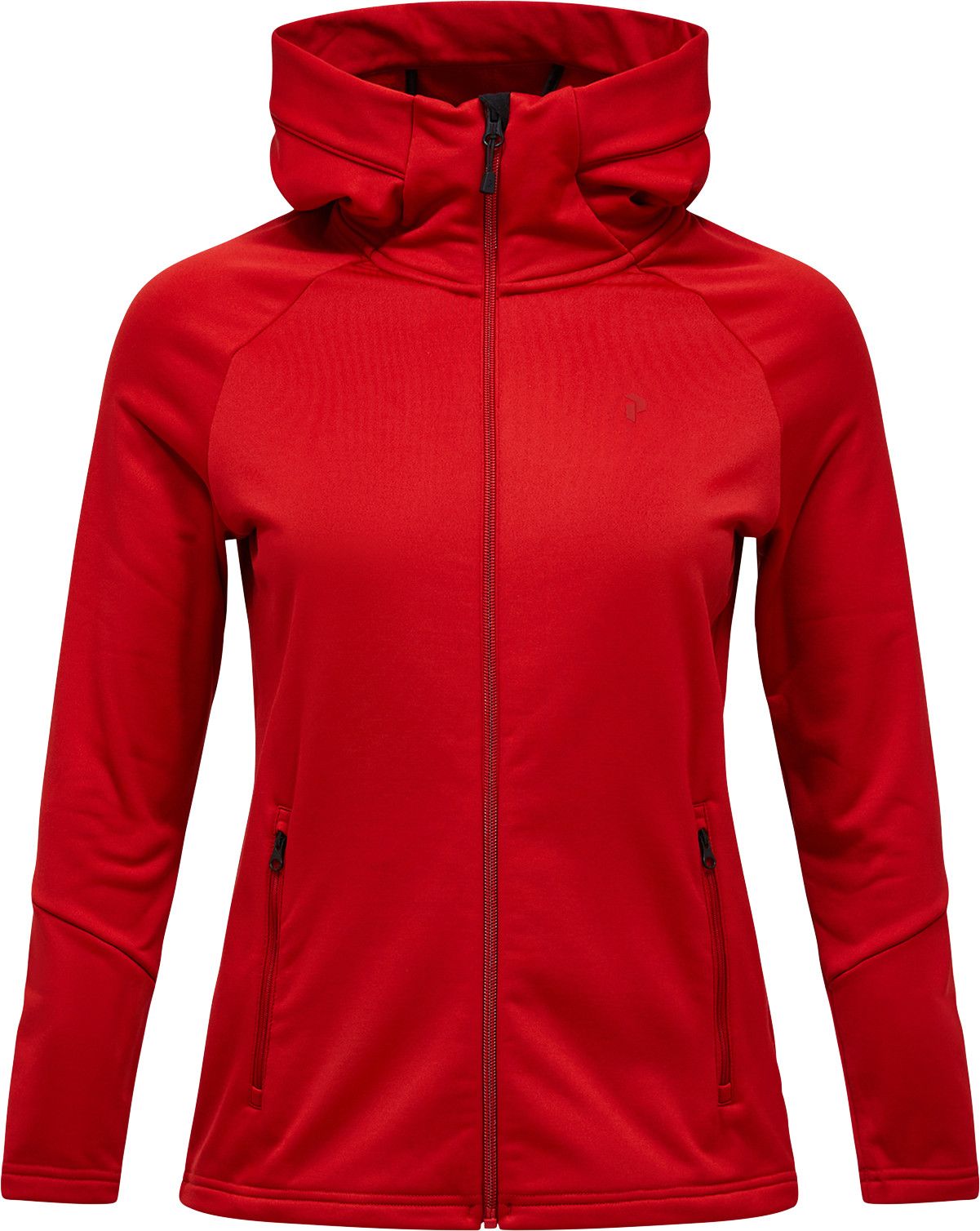 Peak Performance Women's Rider Essentials Zip Hood Red Pompeian