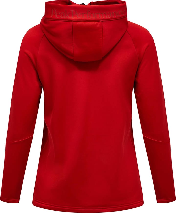 Peak Performance Women's Rider Essentials Zip Hood Red Pompeian Peak Performance