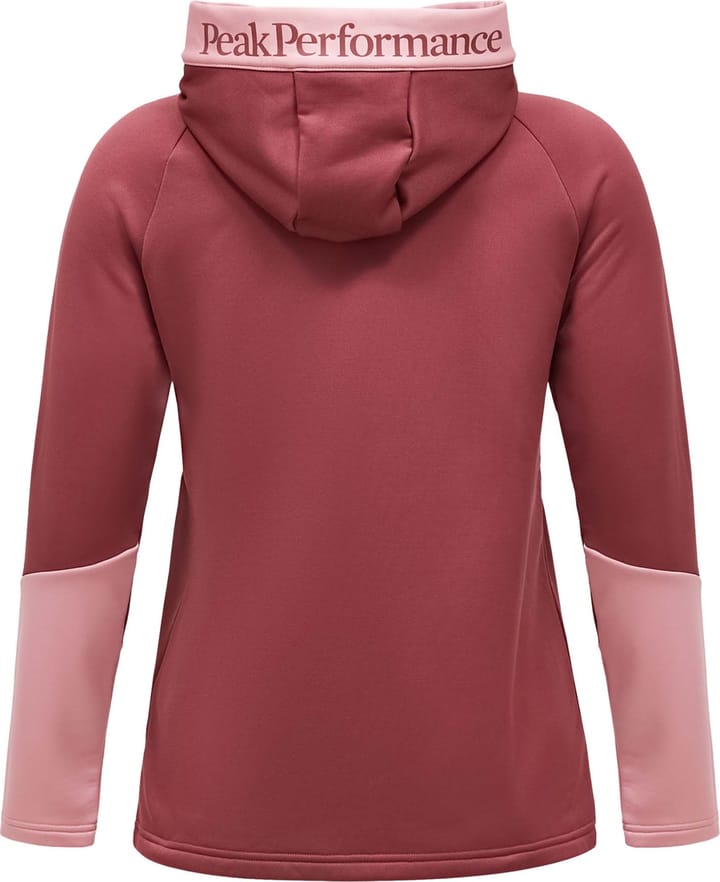 Peak Performance Women's Rider Essentials Zip Hood Wild Rouge Peak Performance