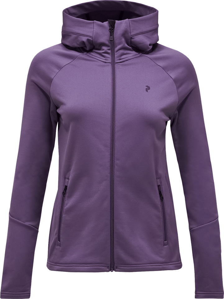 Peak Performance Women's Rider Essentials Zip Hood Montana Grape/Montana Grape Peak Performance