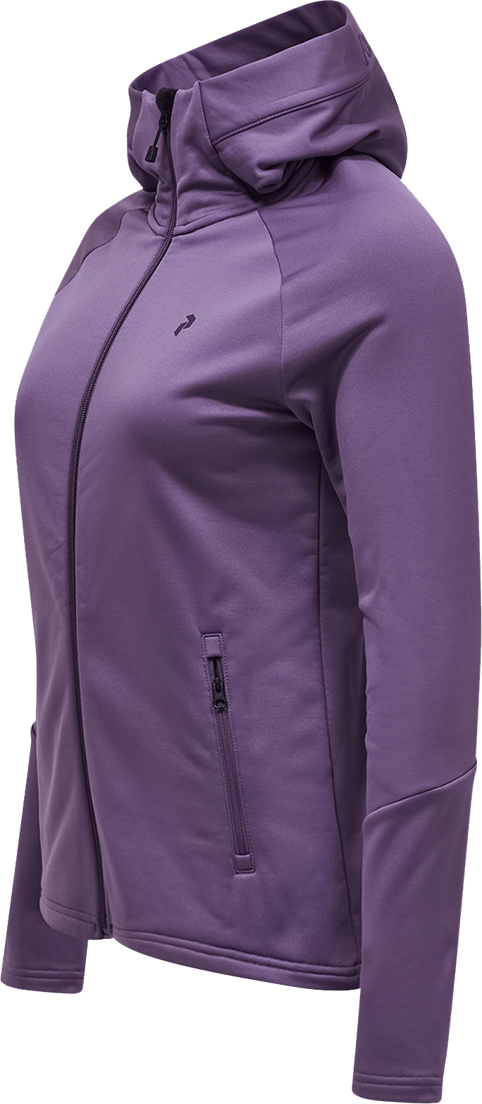 Peak Performance Women's Rider Essentials Zip Hood Montana Grape/Montana Grape Peak Performance