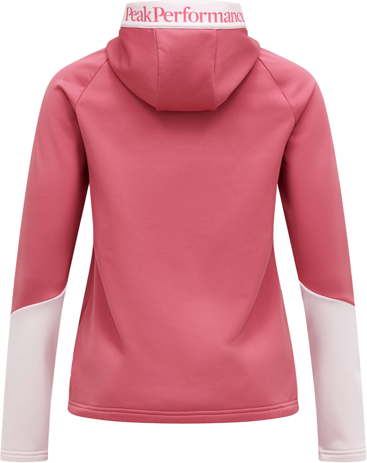 Peak Performance Women's Rider Essentials Zip Hood Mountain Blush/Frosted Blossom Peak Performance