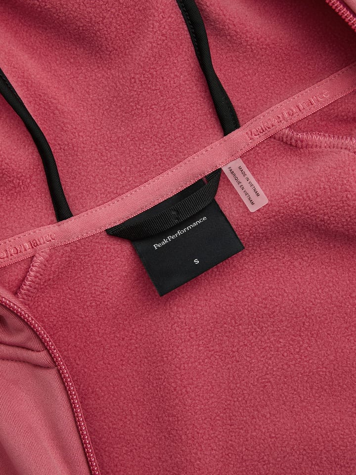 Peak Performance Women's Rider Essentials Zip Hood Mountain Blush/Frosted Blossom Peak Performance