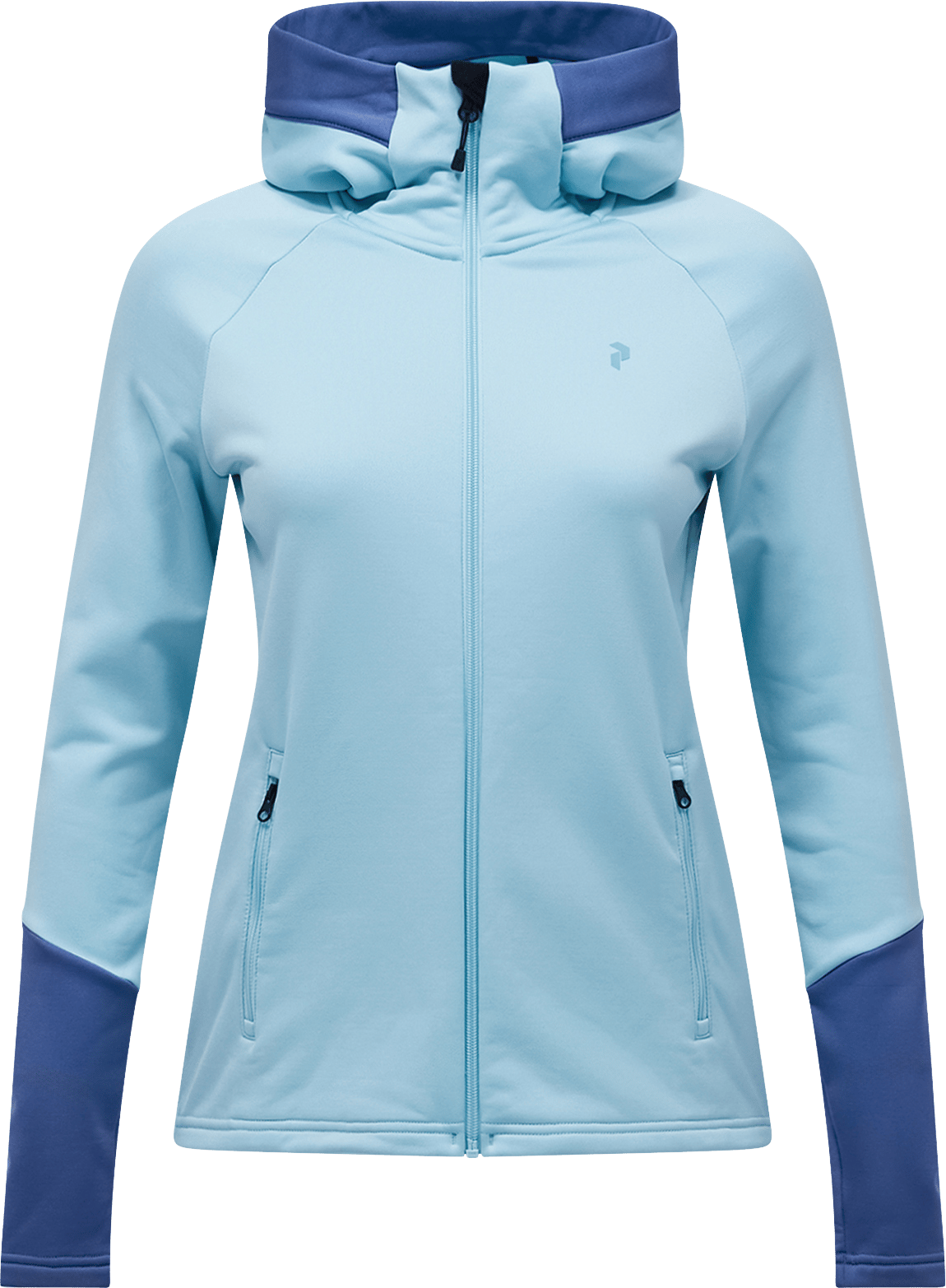 Peak Performance Women's Rider Essentials Zip Hood Snowmelt/Summit Sky