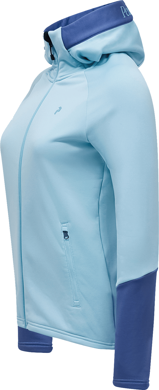 Peak Performance Women's Rider Essentials Zip Hood Snowmelt/Summit Sky Peak Performance