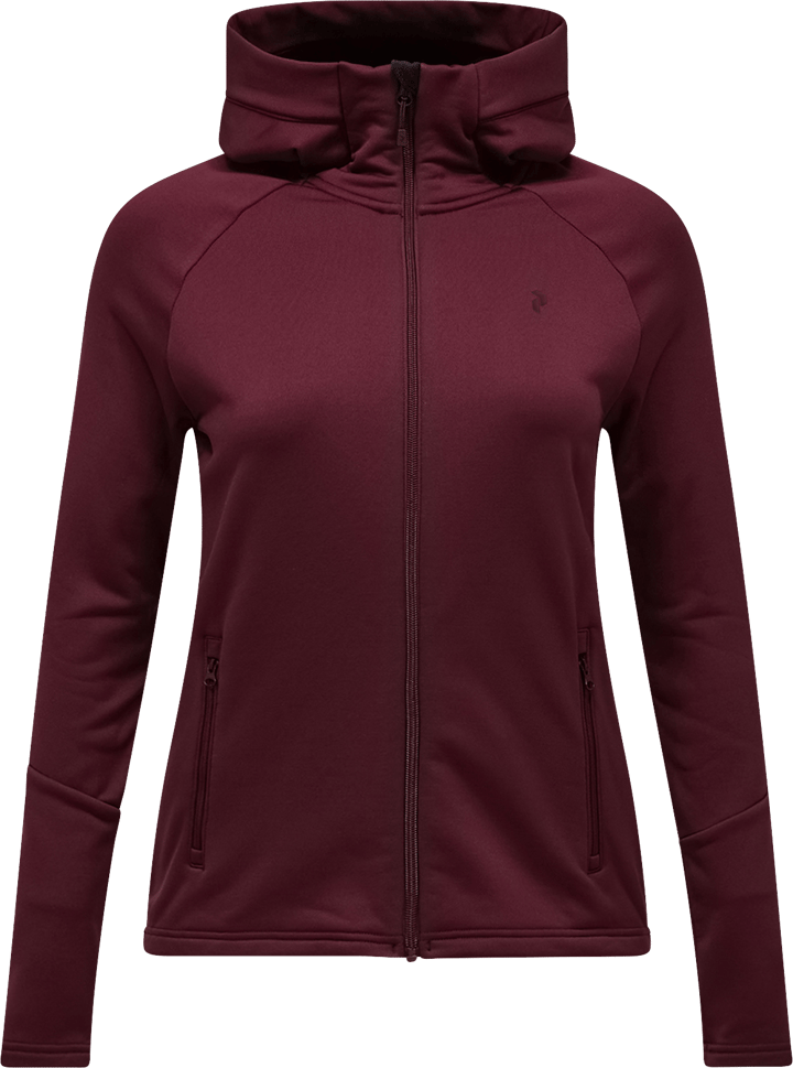Peak Performance Women's Rider Essentials Zip Hood Porto/Porto Peak Performance