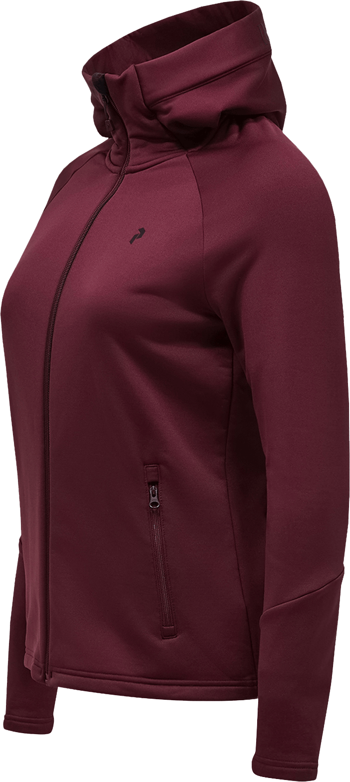 Peak Performance Women's Rider Essentials Zip Hood Porto/Porto Peak Performance