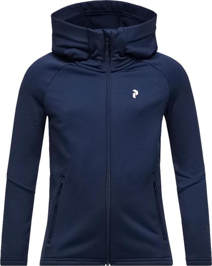 Peak Performance Junior's Rider Essentials Zip Jacket Blue Shadow/Blue Shadow