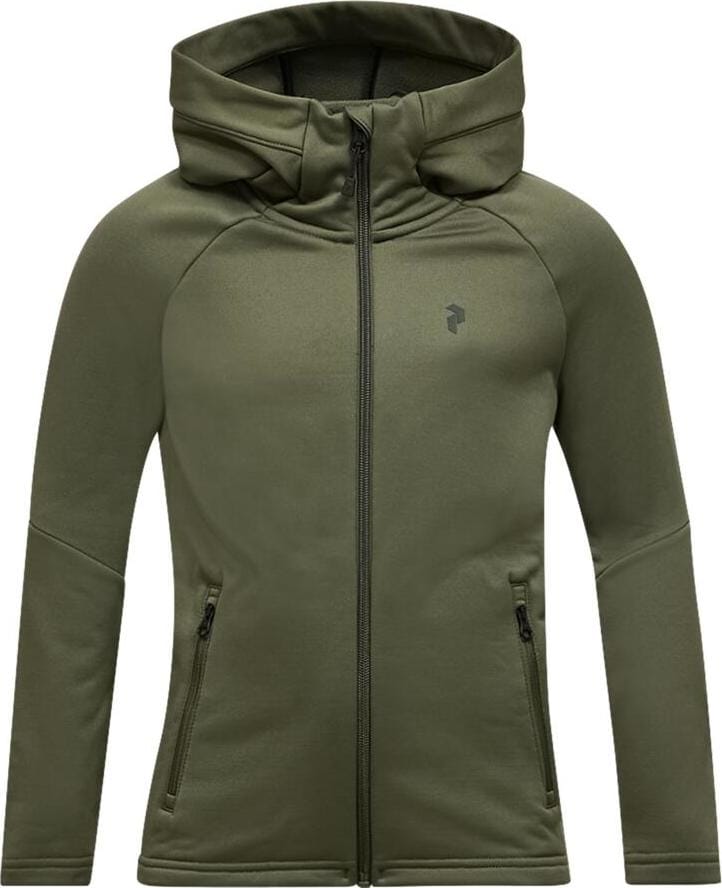 Peak Performance Junior's Rider Essentials Zip Jacket Pine Needle/pine Needle/