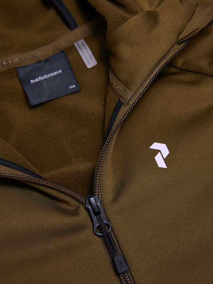 Peak Performance Junior's Rider Essentials Zip Jacket Meadow Moss/Meadow Moss Peak Performance