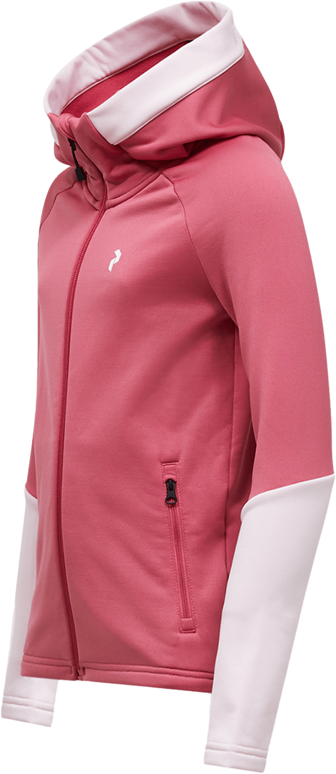 Peak Performance Junior's Rider Essentials Zip Jacket Mountain Blush/Frosted Blossom Peak Performance