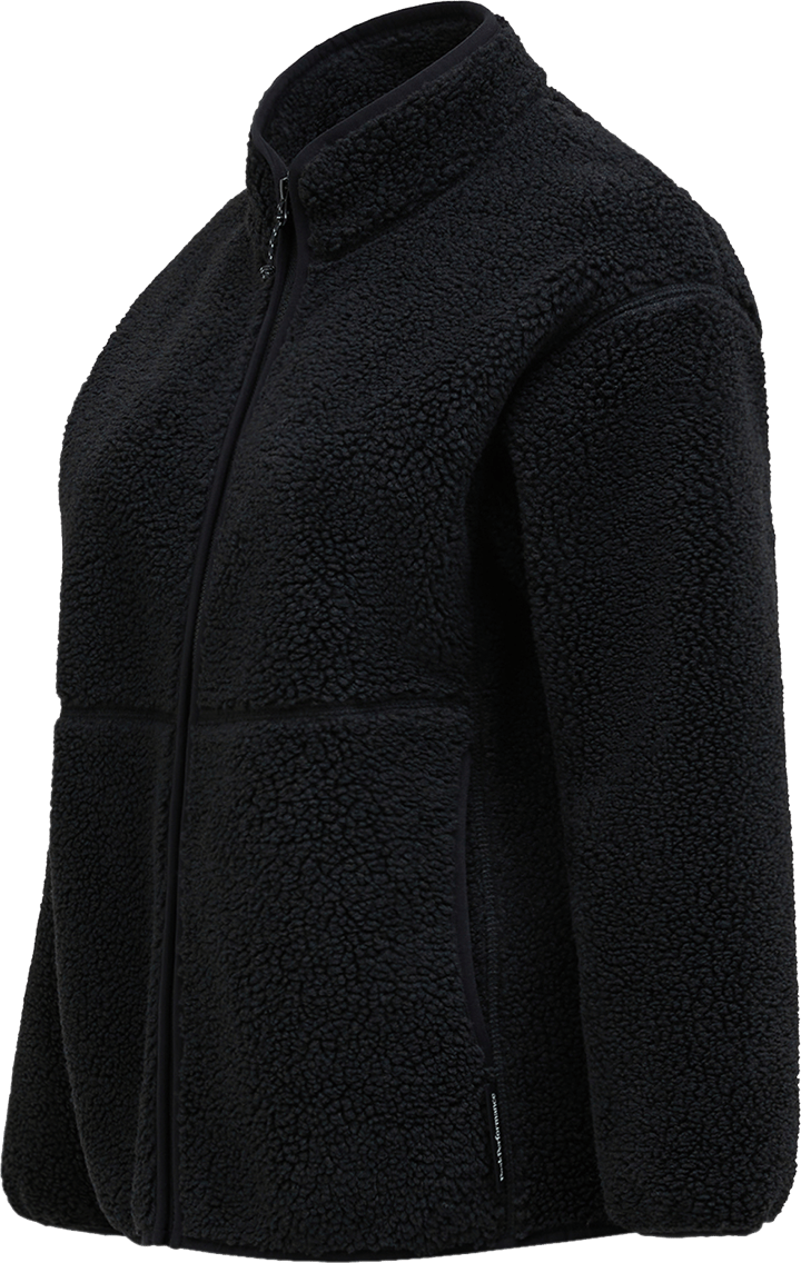 Peak Performance Women's Solid Pile Jacket Black Peak Performance