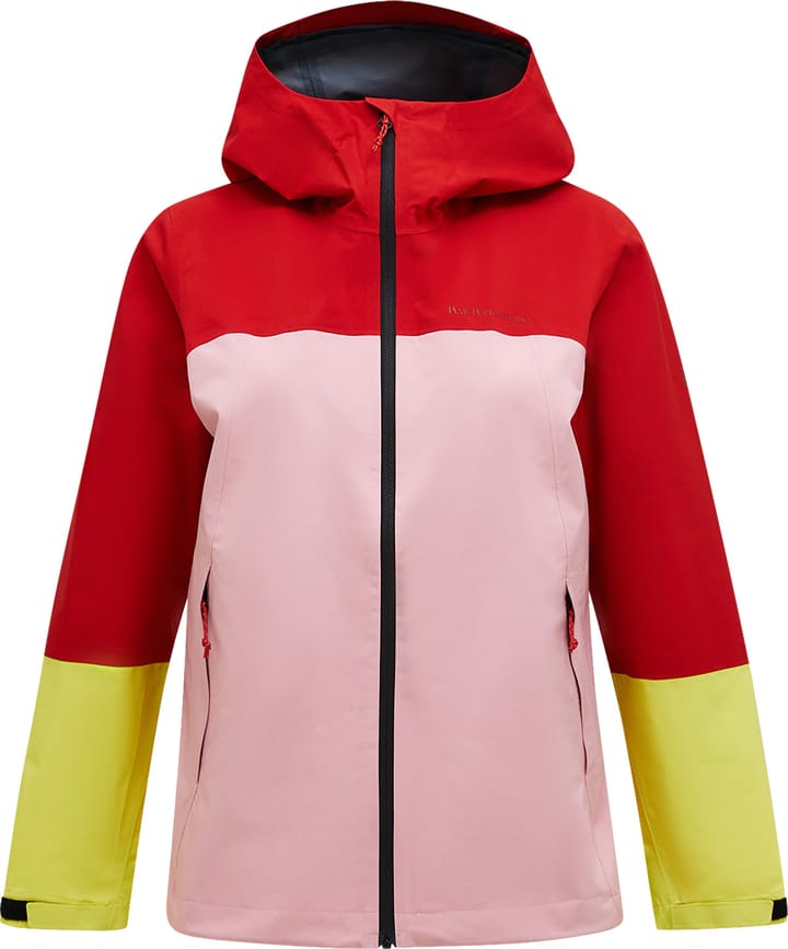 Peak Performance Women's Trail Hipe Shell Jacket Red Pompeian Peak Performance