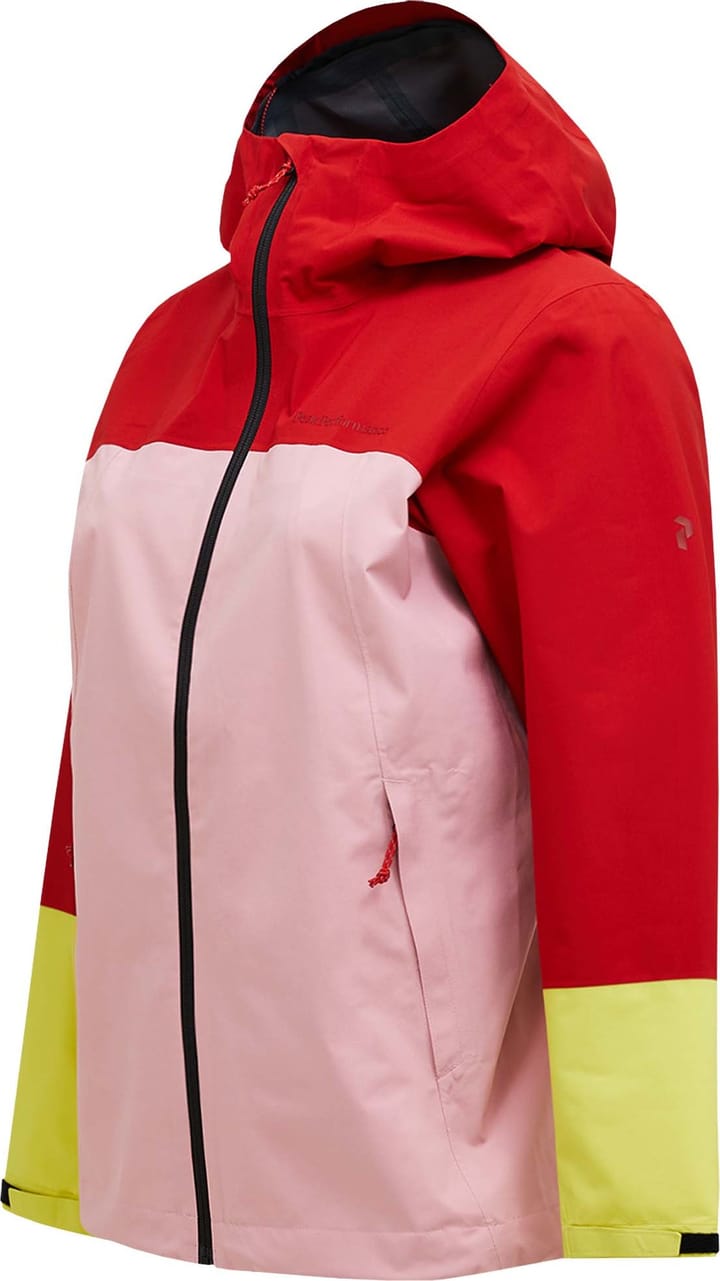 Peak Performance Women's Trail Hipe Shell Jacket Red Pompeian Peak Performance