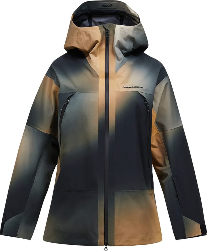 Peak Performance Women's Edge 3L Aop Jacket Powder Fade Peak Performance