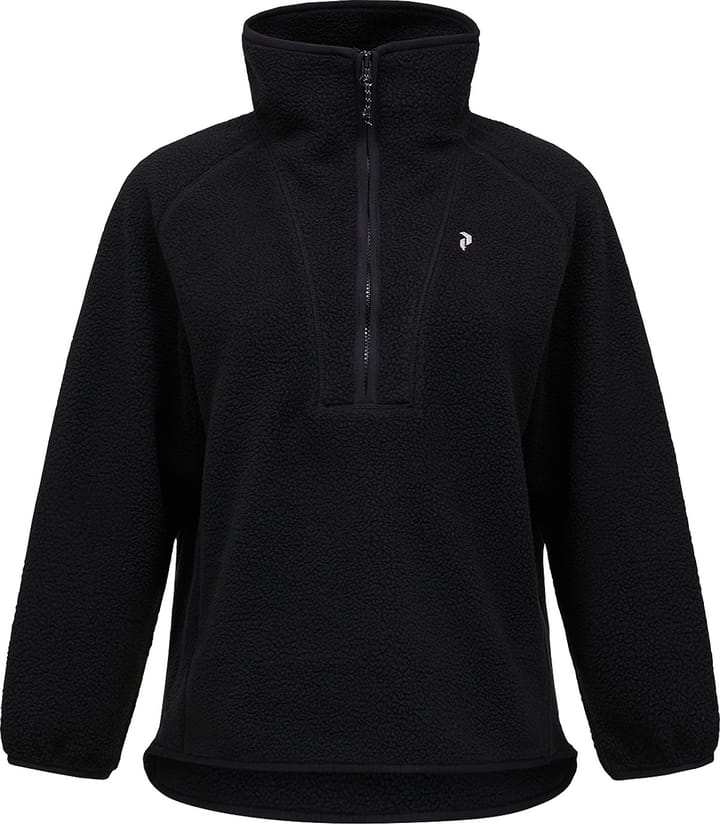 Peak Performance Women's Naturerush Pile Half Zip Black Peak Performance