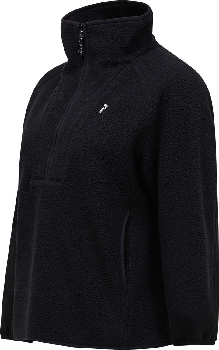 Peak Performance Women's Naturerush Pile Half Zip Black Peak Performance