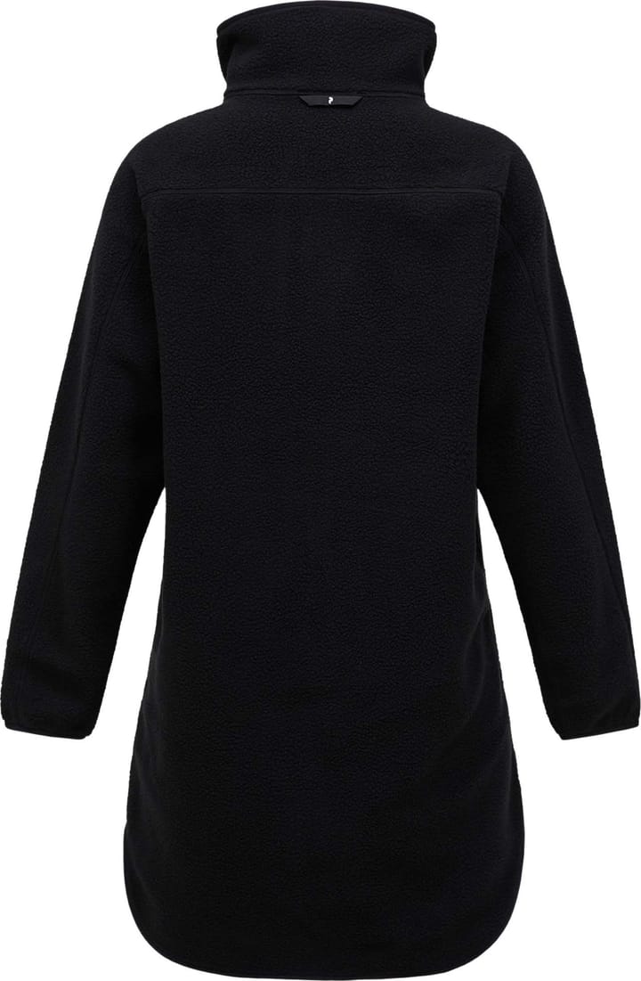 Peak Performance Women's Naturerush Pile Long Full Zip Black Peak Performance