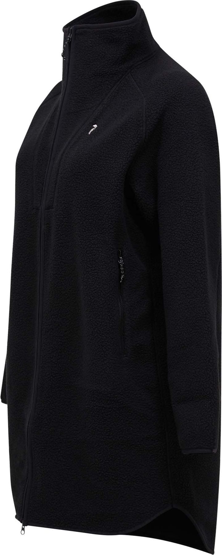 Peak Performance Women's Naturerush Pile Long Full Zip Black Peak Performance