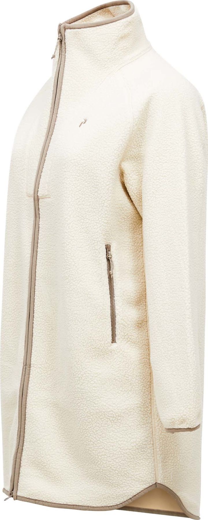 Peak Performance Women's Naturerush Pile Long Full Zip Sand Fog Peak Performance