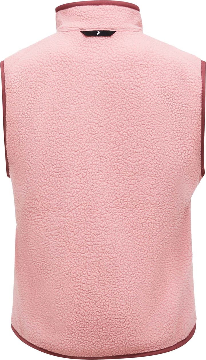 Peak Performance Women's Naturerush Pile Vest Warm Blush Peak Performance