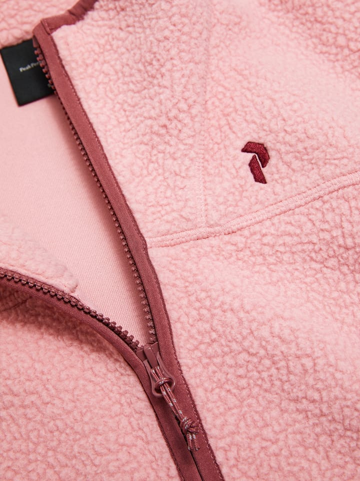 Peak Performance Women's Naturerush Pile Vest Warm Blush Peak Performance