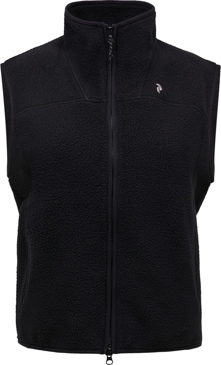 Peak Performance Women's Naturerush Pile Vest Black Peak Performance