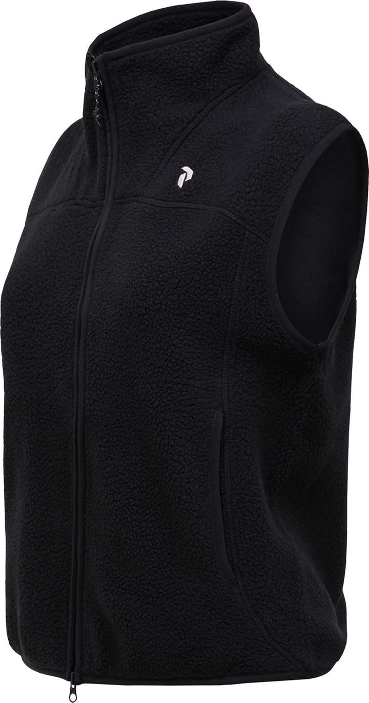 Peak Performance Women's Naturerush Pile Vest Black Peak Performance