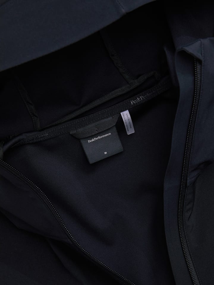 Peak Performance Men's Explore Softshell Hood Jacket Black Peak Performance