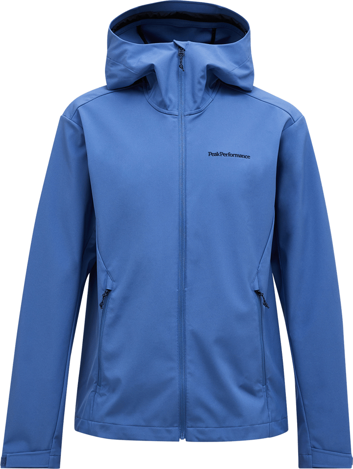 Peak Performance Men's Explore Softshell Hood Jacket Summit Sky Peak Performance