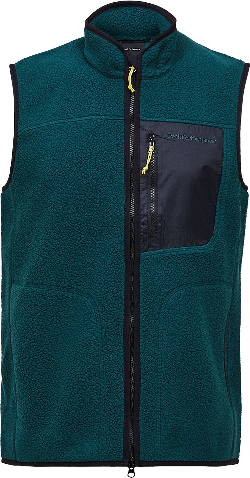 Peak Performance Men's Naturerush Pile Vest Ponderosa Pine