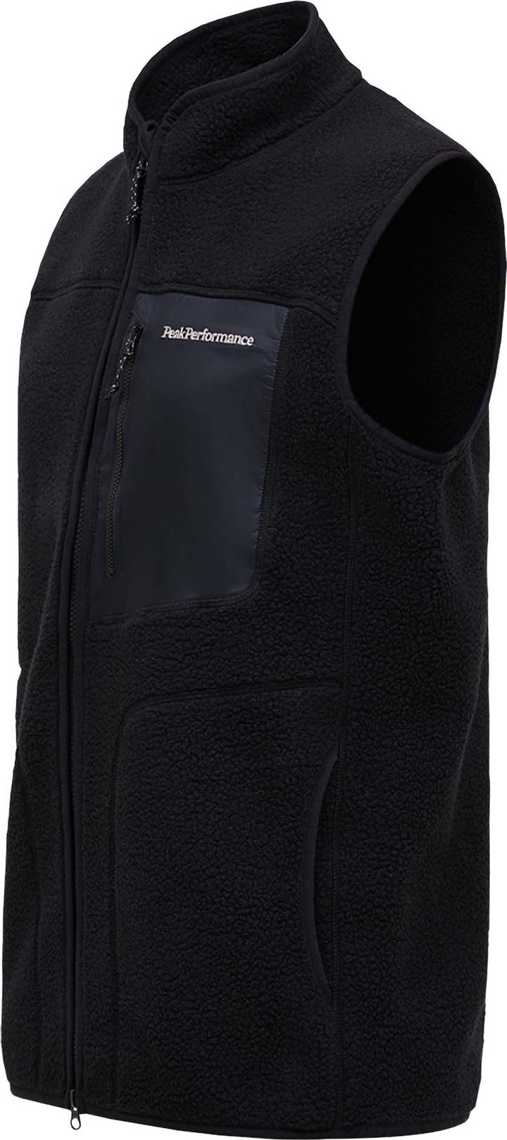Peak Performance Men's Naturerush Pile Vest Black Peak Performance
