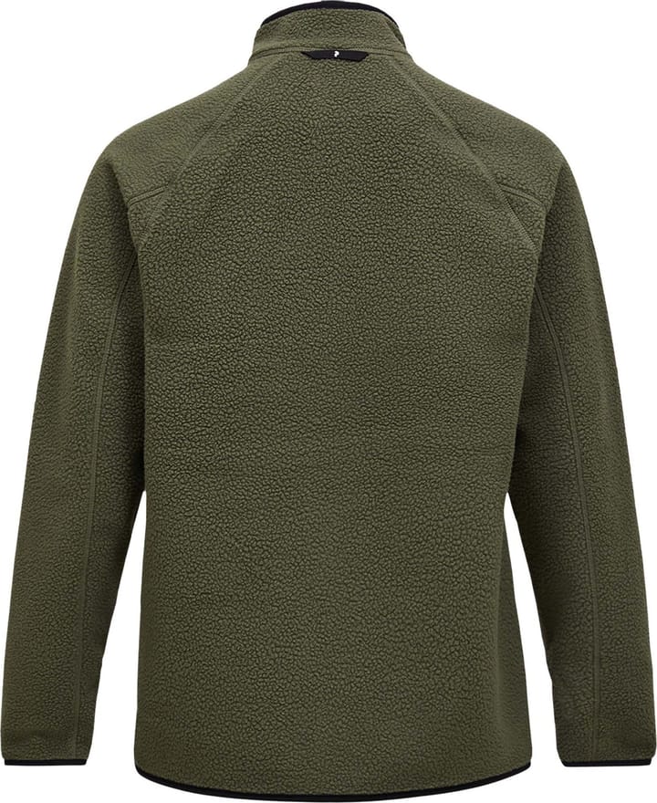 Peak Performance Men's Naturerush Pile Zip Jacket Pine Needle Peak Performance