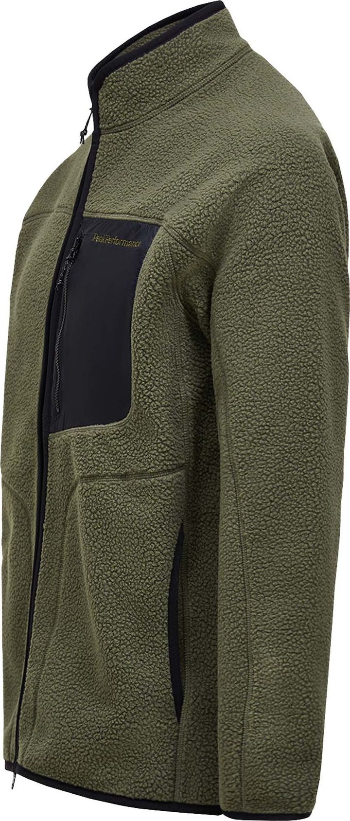 Peak Performance Men's Naturerush Pile Zip Jacket Pine Needle Peak Performance