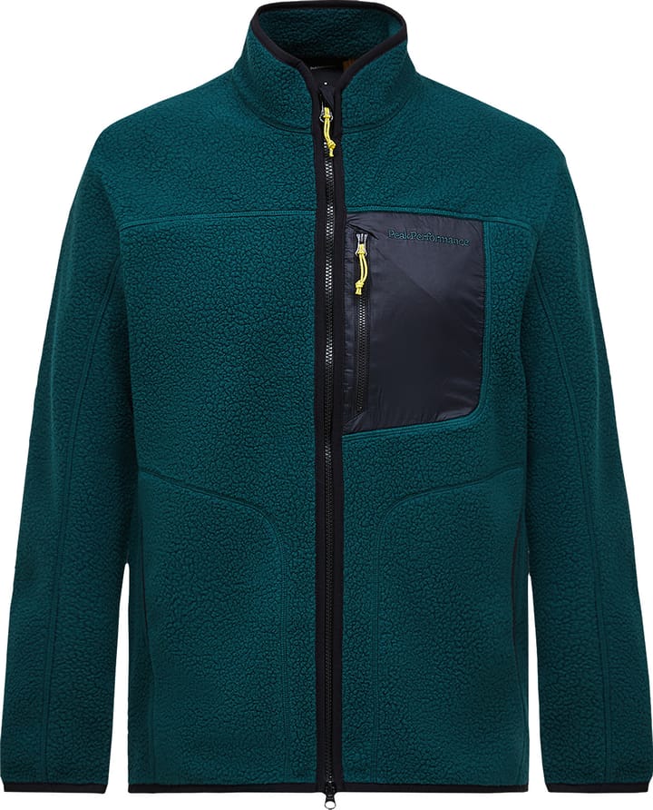 Peak Performance Men's Naturerush Pile Zip Jacket Ponderosa Pine Peak Performance