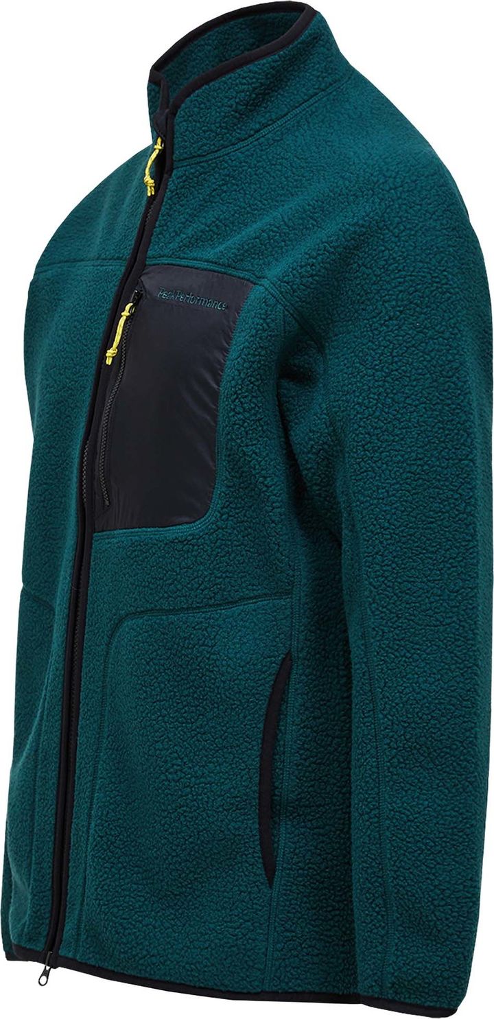Peak Performance Men's Naturerush Pile Zip Jacket Ponderosa Pine Peak Performance