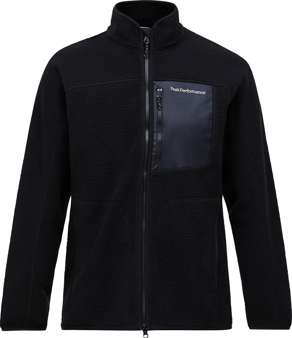 Peak Performance Men’s Naturerush Pile Zip Jacket Black