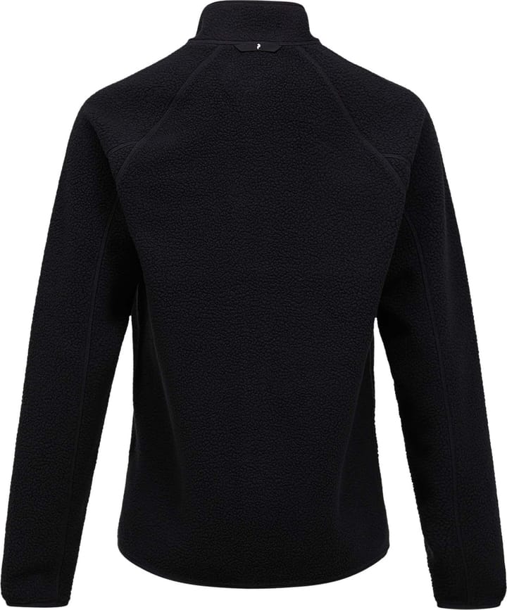 Peak Performance Men's Naturerush Pile Zip Jacket Black Peak Performance