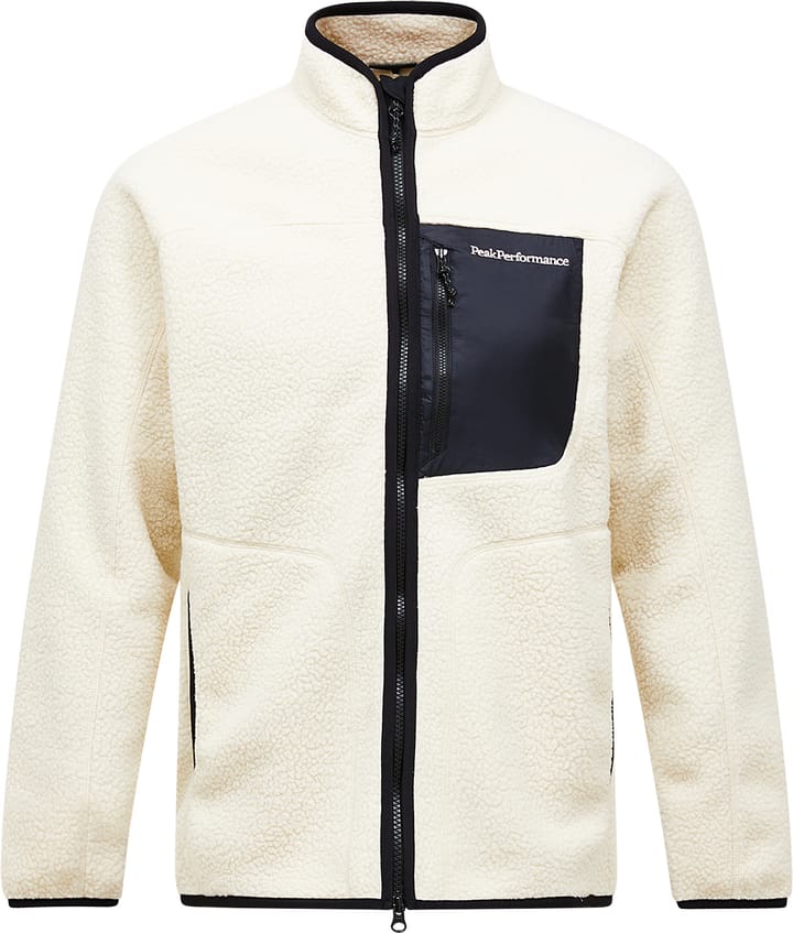 Peak Performance Men's Naturerush Pile Zip Jacket Sand Fog Peak Performance