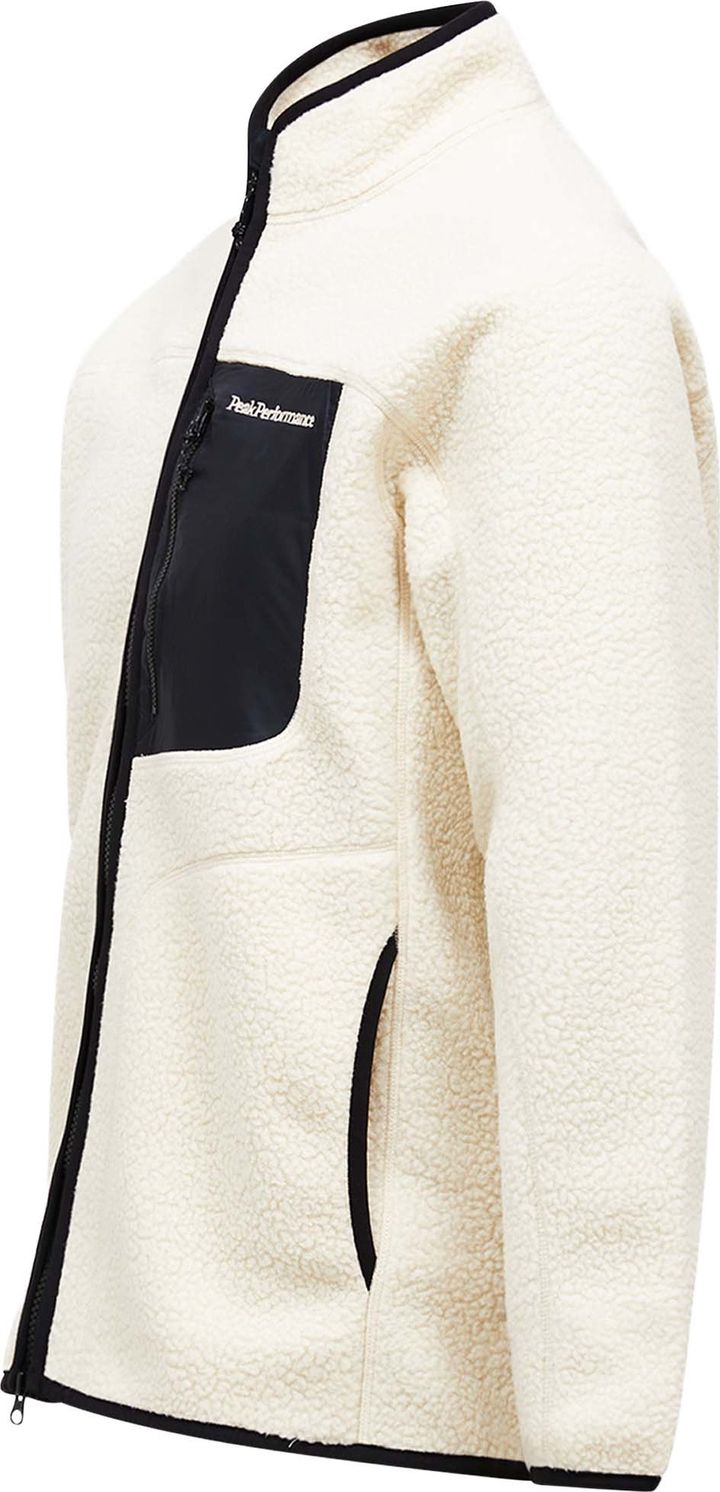 Peak Performance Men's Naturerush Pile Zip Jacket Sand Fog Peak Performance