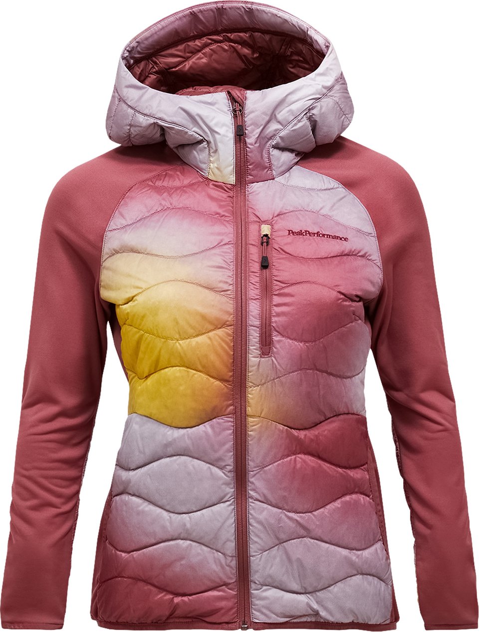 Women's AOP Helium Down Hybrid Hood