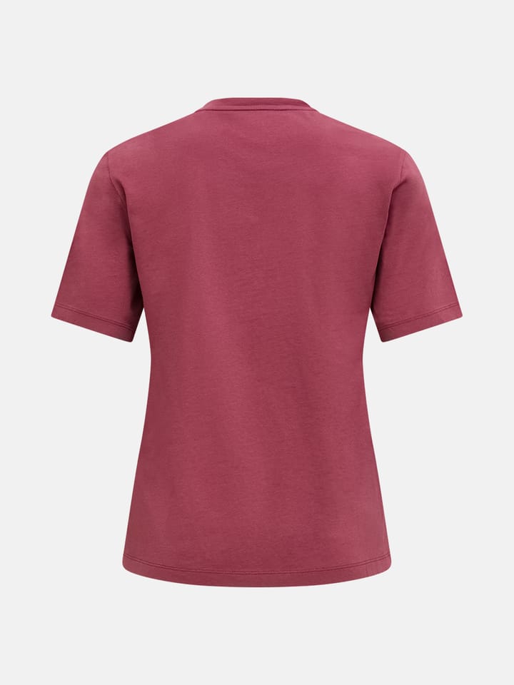 Peak Performance Women's Original Small Logo Tee Wild Rouge Peak Performance