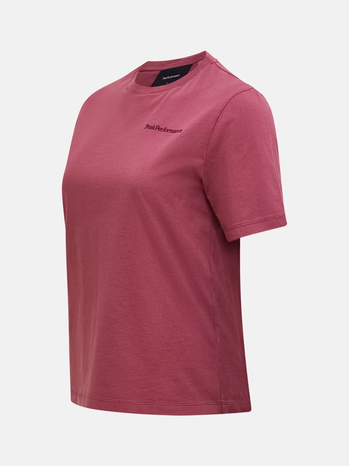 Peak Performance Women's Original Small Logo Tee Wild Rouge Peak Performance