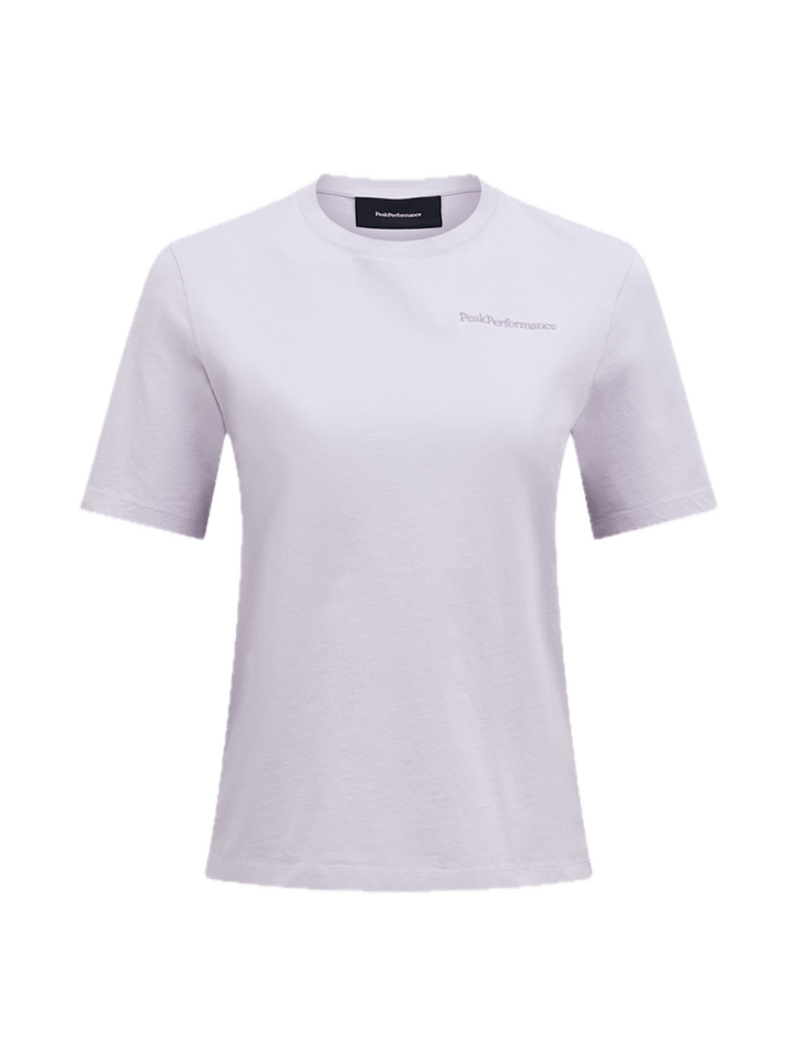 Peak Performance W Original Small Logo Tee Misty Lavender Peak Performance