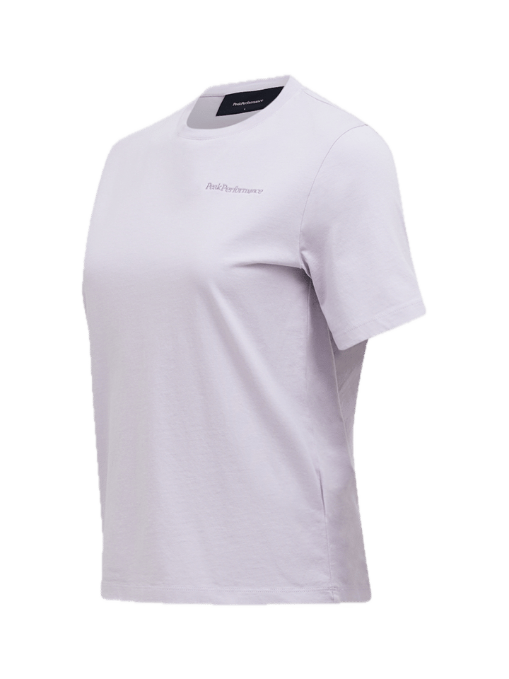 Peak Performance W Original Small Logo Tee Misty Lavender Peak Performance
