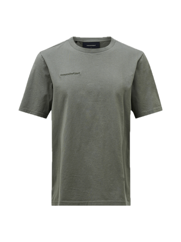 Peak Performance M Original Small Logo Tee Pine Needle Peak Performance
