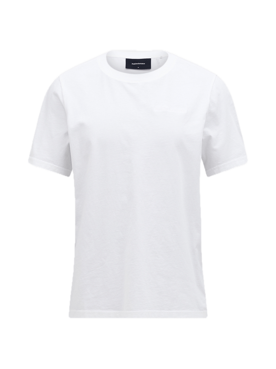 Peak Performance M Original Small Logo Tee White