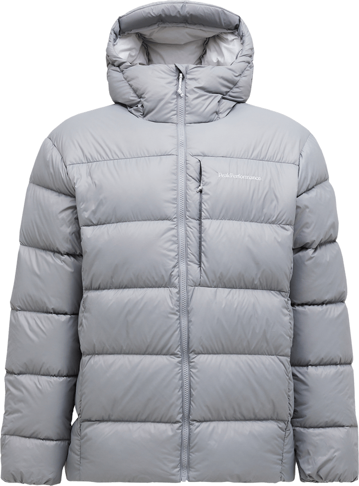 Peak Performance Men's Frost Down Puffer Jacket Lt Grey/antarctica/ Peak Performance